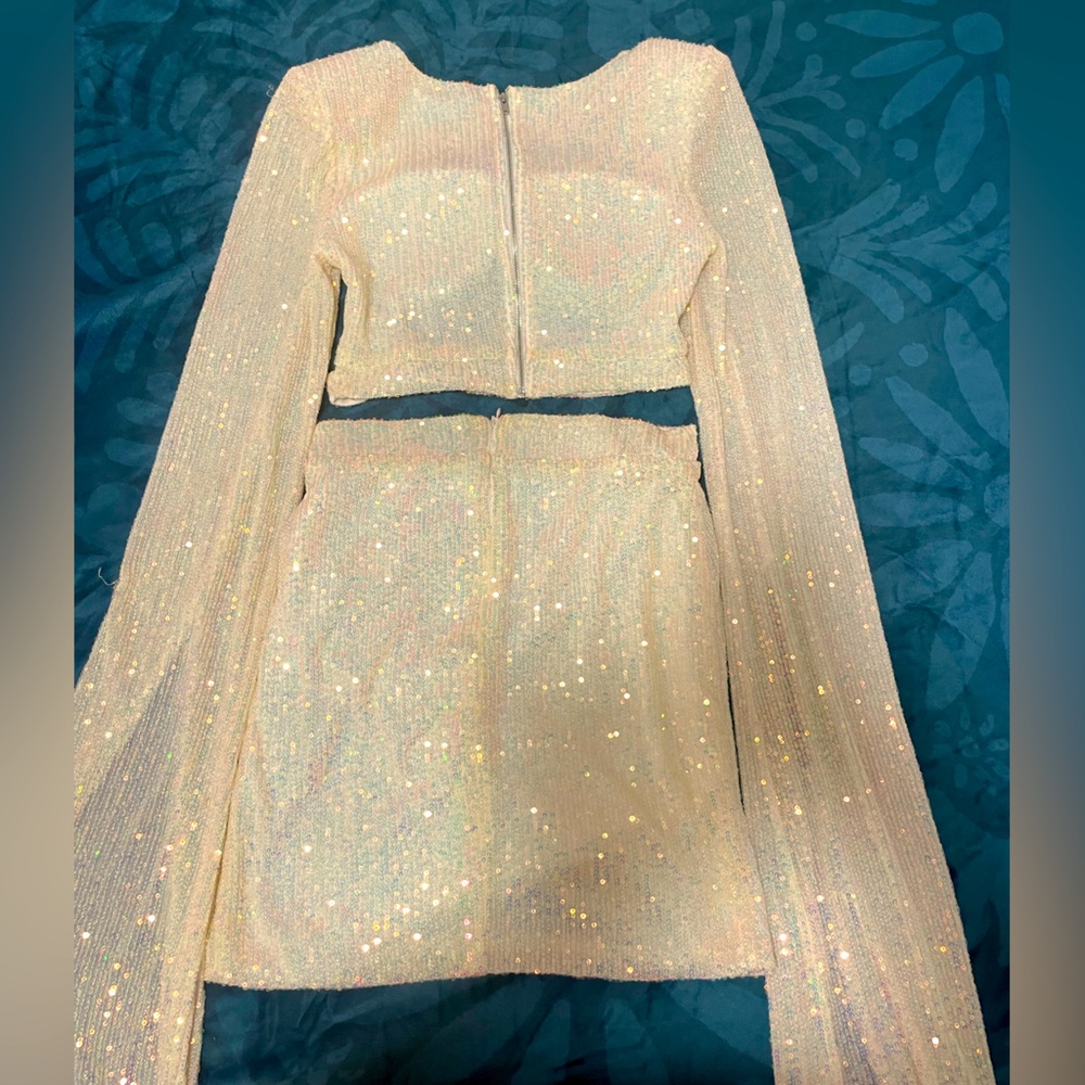 Take Me On A Date two piece skirt set - Picture 2 of 2